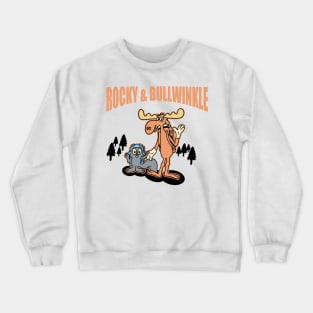 Rocky & BULLWINKLE adventure Crewneck Sweatshirt